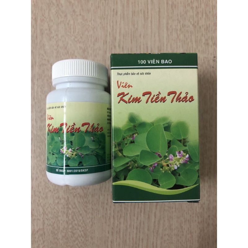 kim tiền thảo lọ 100 viên