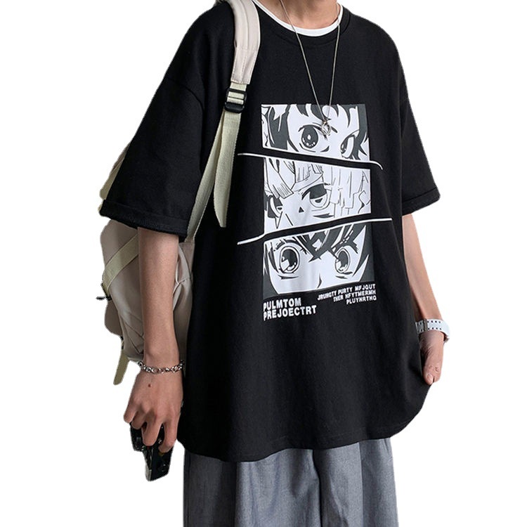Áo phông nam nữ form rộng Anime Xinhshopzy , áo thun unisex tay lỡ oversize chất cotton màu basic | WebRaoVat - webraovat.net.vn
