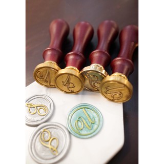 Con dấu sáp niêm phong Vintage ( chữ A, P, U, S,V)