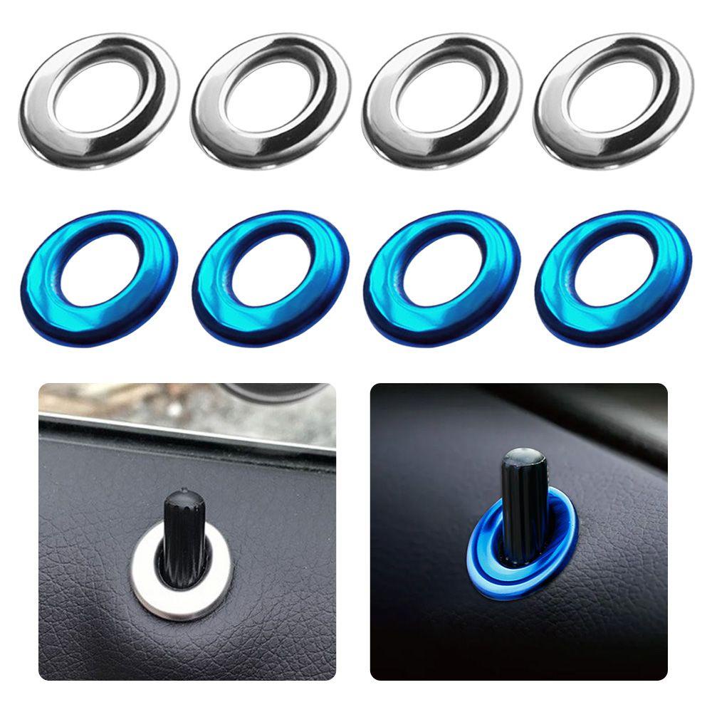 Bộ 4 Ốc Vít Hợp Kim Nhôm Trang Trí Núm Vặn Bên Trong Xe Hơi Benz A B GLA CLA