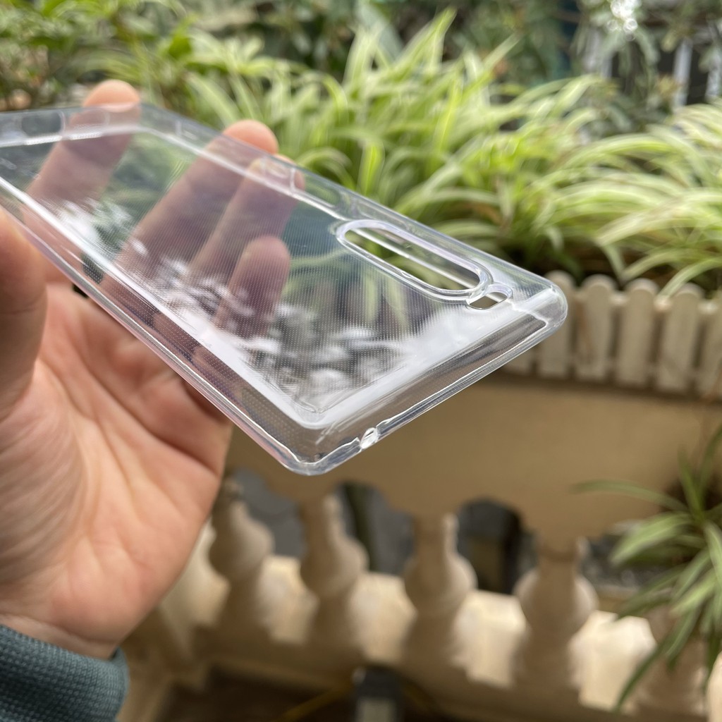Ốp lưng silicon Gor cho Sony Xperia 5 siêu mỏng, có gờ cao bảo vệ camera- Hàng nhập khẩu