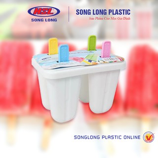 🚨[SIÊU RẺ] Khuôn Kem 4 Chiếc Song Long 2867 - Khuôn Làm Kem