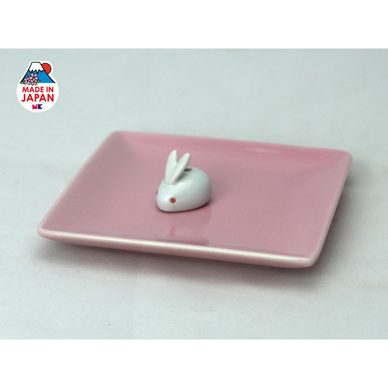 Chân đế cắm hương nhang hình thỏ hồng Nippon Kodo