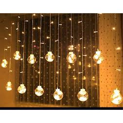 ĐÈN NHÁY MÀNH TRANG TRÍ HÌNH CẦU DÀI 5M 12 BÓNG