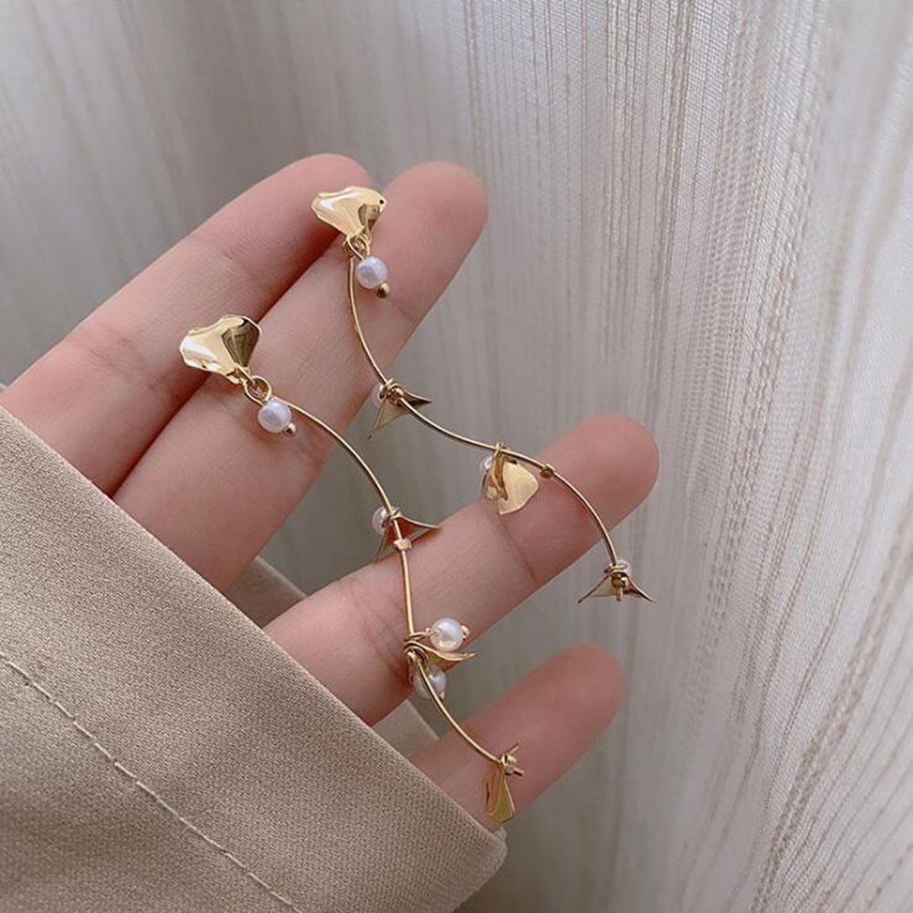 Bông Tai HợP Kim DạNg DàI ĐíNh Đá Thanh LịCh