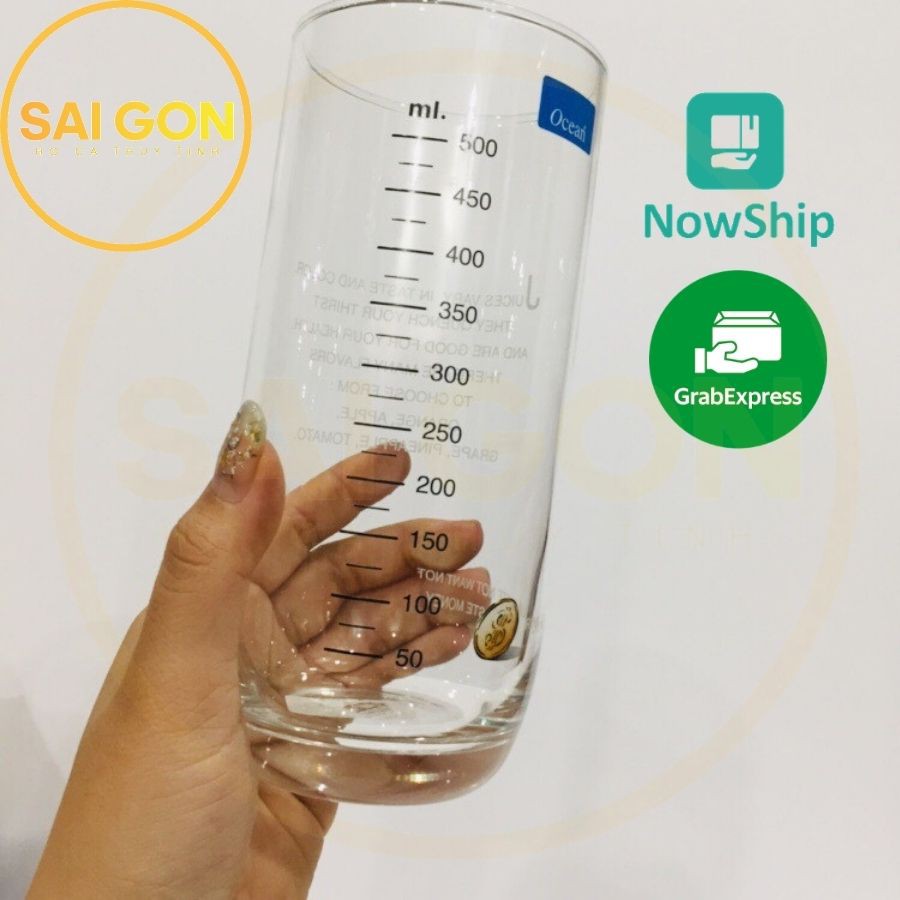LY ĐỊNH LƯỢNG CỐC CHIA VẠCH THỦY TINH 500ML CAO CẤP OCEAN NHẬP KHẨU THÁI LAN 625 ML SG-OCEAN