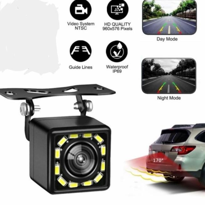 Camera Lùi 0Rd + Thấu Kính CCD Có Đèn LED CCD 4 LED ➴ ✥✄ | BigBuy360 - bigbuy360.vn