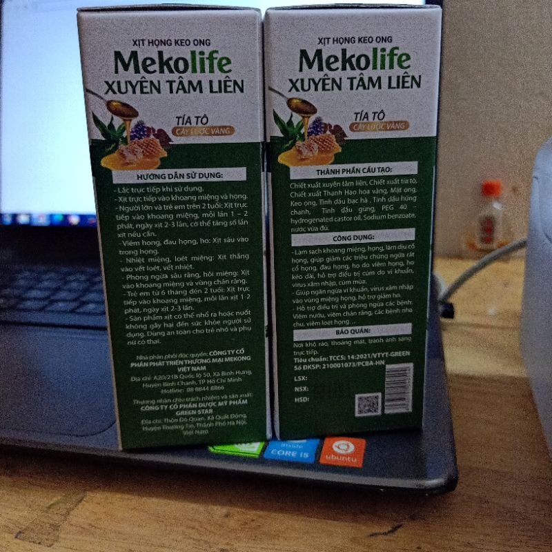 CHÍNH HÃNG&gt; XỊT HỌNG KEO ONG XUYÊN TÂM LIÊN - CHAI 30 ML - HỖ