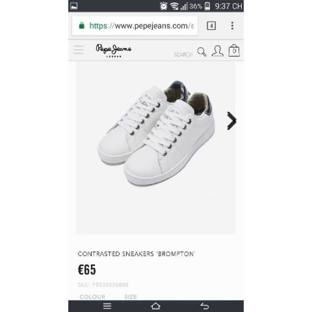 Giày sneakers pepe jeans brompton