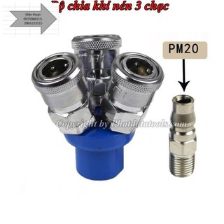 BỘ CHIA KHÍ NÉN 3 CHẠC