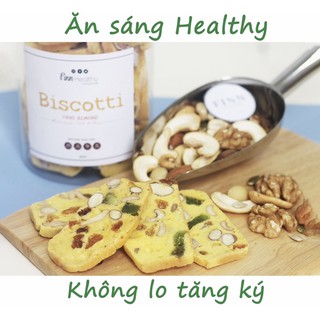 BÁNH BISCOTTI NGUYÊN CÁM GIẢM CÂN 250g by FINNHEALTHY