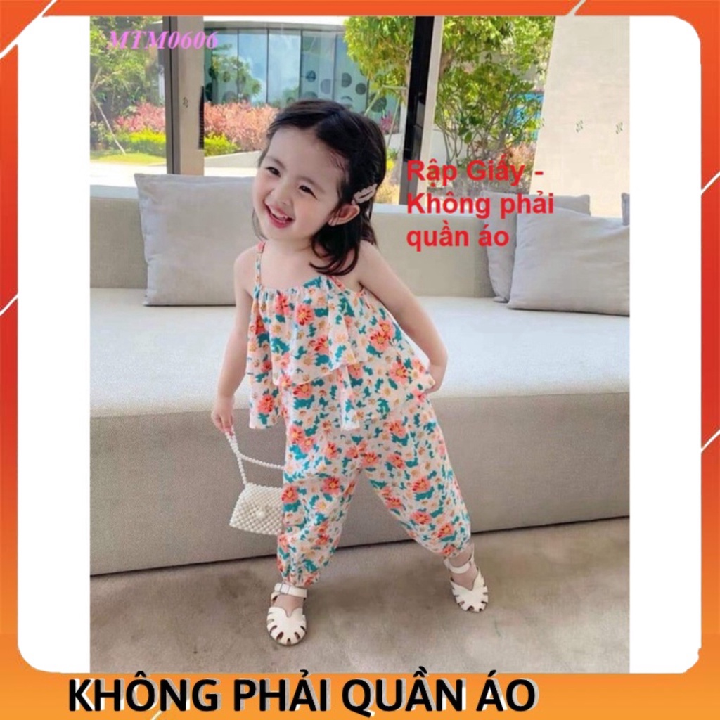Rập Giấy Bộ Đồ Bé Gái Hottrend MTM0606 (Đã Lên Mẫu Cho Shop - Sản Phẩm Trợ Giá)
