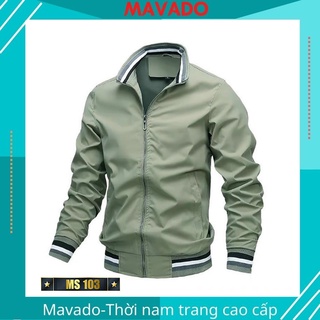 Áo khoác nam đẹp áo gió vải dù 2 lớp dày dặn khoát lên phong cách chất Hàn Quốc đi mưa và chống nắng cực xịn MaMs103