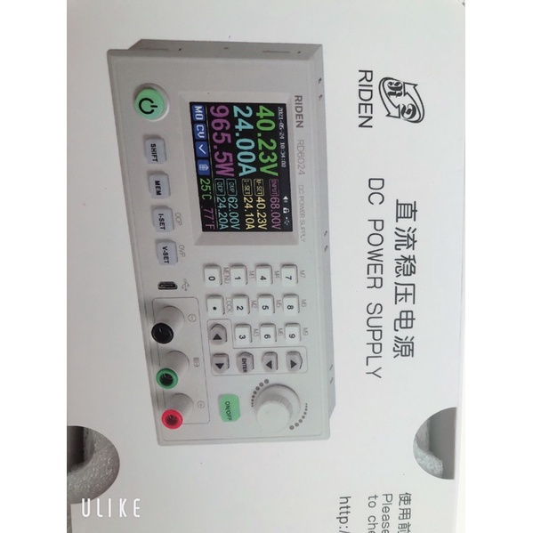 Bảng điều khiển riden 6018 w có wifi và 6024 w có wifi