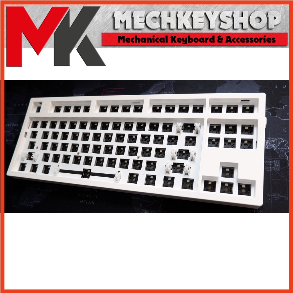 [Mã 44ELSALE2 giảm 7% đơn 300K] Bộ kit bàn phím cơ Keycool KC87 3 chế độ kết nối, mạch hotswap xuôi, RGB GZ87 M3