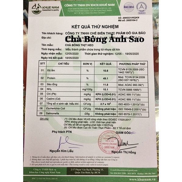 CHÀ BÔNG HEO XÙ ZIP 500G tặng 100G vị Nam Sài Gòn