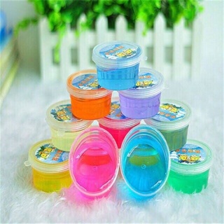 Hộp 12 hũ Crystal Slime, slam chất nhờn ma quái