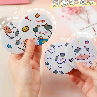 Gương Mini Hình Bò Sữa/ Heo Hồng/ Khủng Long và Nhân Vật Hoạt Hình
