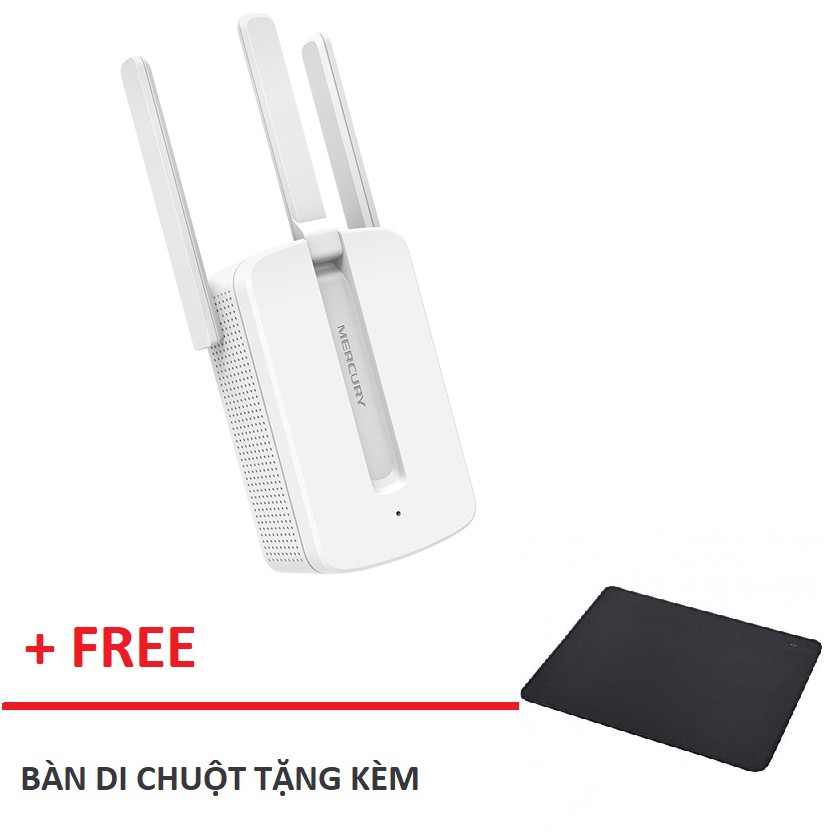 Thiết Bị Kích Sóng Wifi Mercury Repeater MW310RE 3 Anten - Tặng 1 Bàn Di Chuột Dành Cho Game Thủ | WebRaoVat - webraovat.net.vn