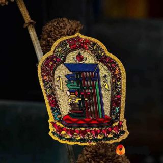 MIẾNG DÁN THẬP TỰ TẠI (KALACHAKRA)