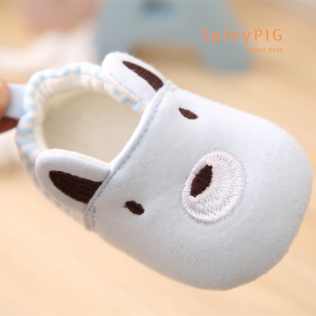 Giày tập đi cho bé 0-18 tháng tuổi chống trơn trượt chất liệu cotton cực kỳ mềm mại và thân thiện với trẻ