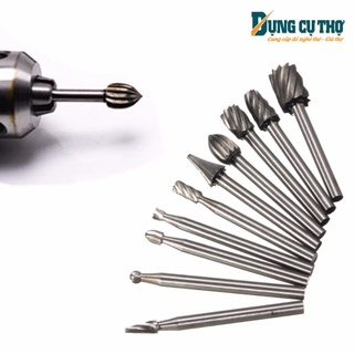Bộ chà khắc gỗ 10 chi tiết