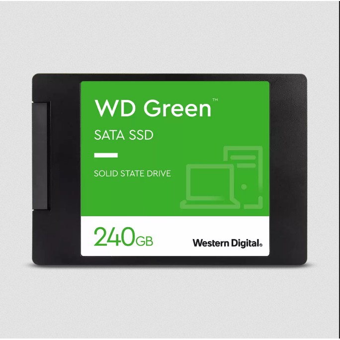 Ổ cứng gắn trong WD Green SSD 240GB 2.5, 7MM, Sata3, Read up to 545MB, Write up to 465MB, up to 37K 68K IOPS, 3Y WTY_WDS