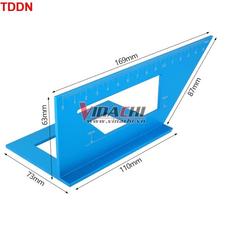 THƯỚC ĐO ĐA NĂNG HỢP KIM NHÔM KIỂU 1 - 1 THƯỚC