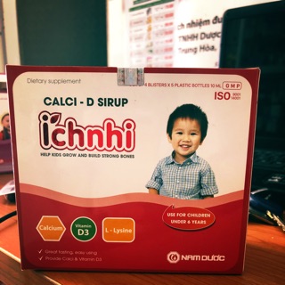 Siro CANXI ÍCH NHI cao hơn cứng cáp hơn