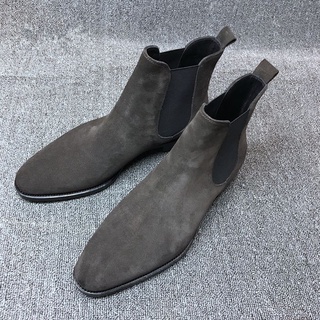 Đôi Bốt Da Lộn Cổ Cao Thời Trang Cho Nam