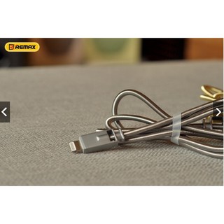 Cáp lightning remax royalty rc-056i - chính hãng - hỗ trợ sạc nhanh - siêu bền cho iphone ipad