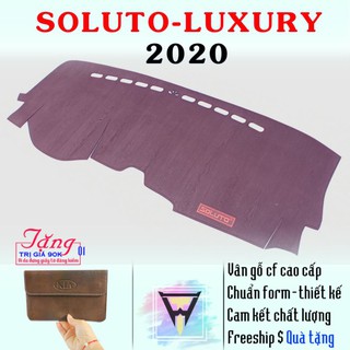 Thảm taplo kia - soluto vân gỗ cf cao cấp