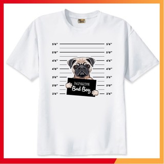 [Siêu Hot] Áo thun Teen Nam Nữ in hình Chó Pug Bad Dog - Form rộng BIGSIZE AZ M1705