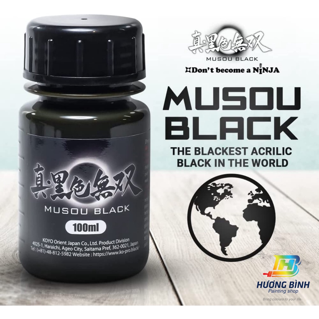 SƠN ĐEN NHẤT THẾ GIỚI - Musou Black