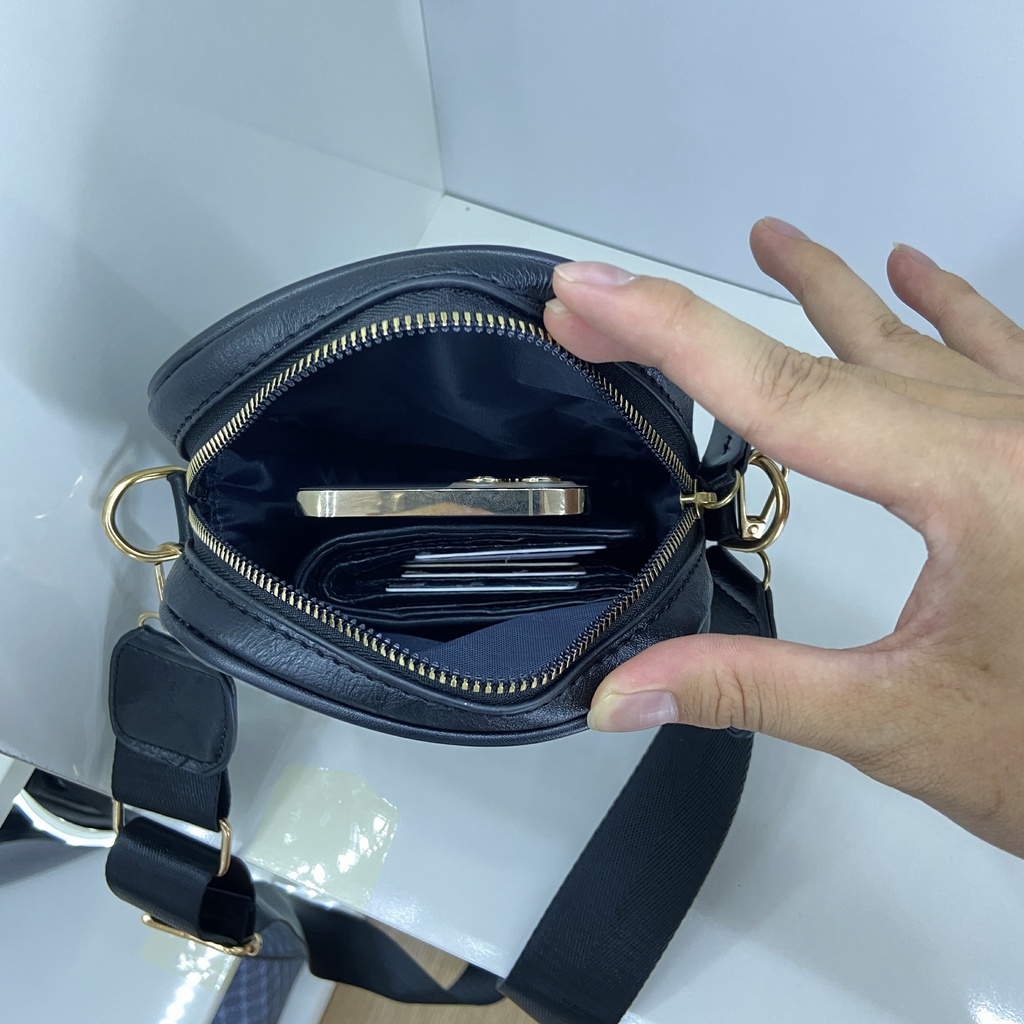 TÚI DA BÒ MINI BAG- PHONG CÁCH ĐƠN GIẢN TINH TẾ- Túi đeo chéo hông Đẹp