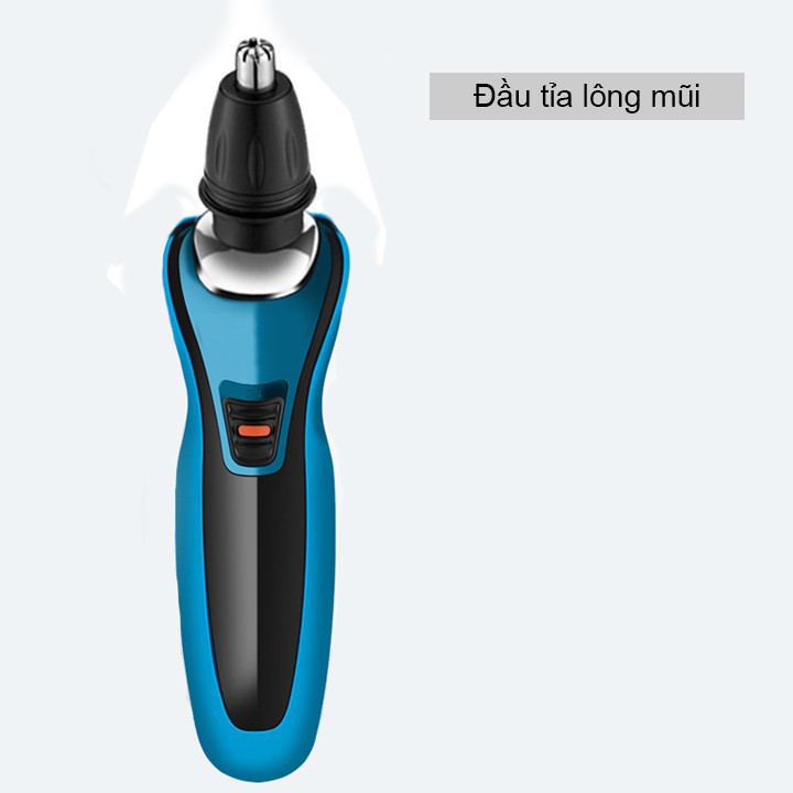 Máy cạo râu mini có 3 đầu chức năng