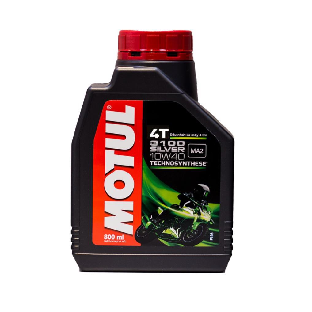 Nhớt xe số MOTUL 4T 3100 SILVER 10W40 - 0.8L