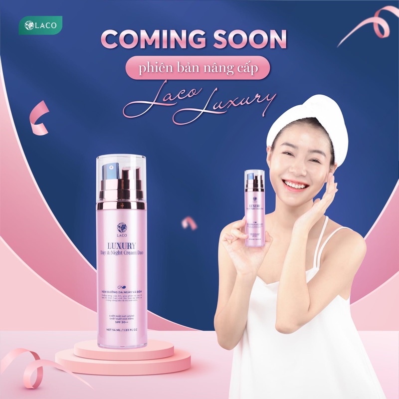 LACO LUXURY CREAM Kem Dưỡng Da Ban Ngày 3 IN 1 30gr