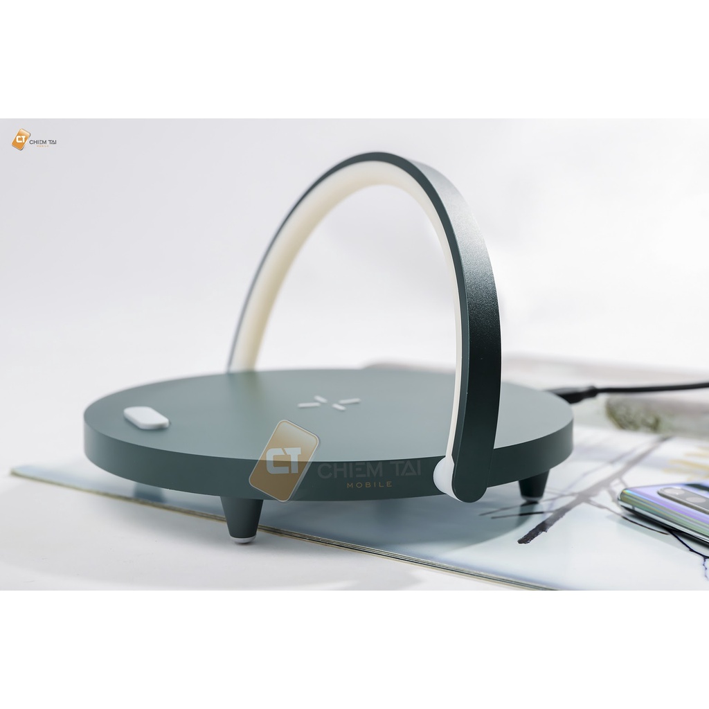 Đèn ngủ sạc không dây tích hợp loa EZVALO