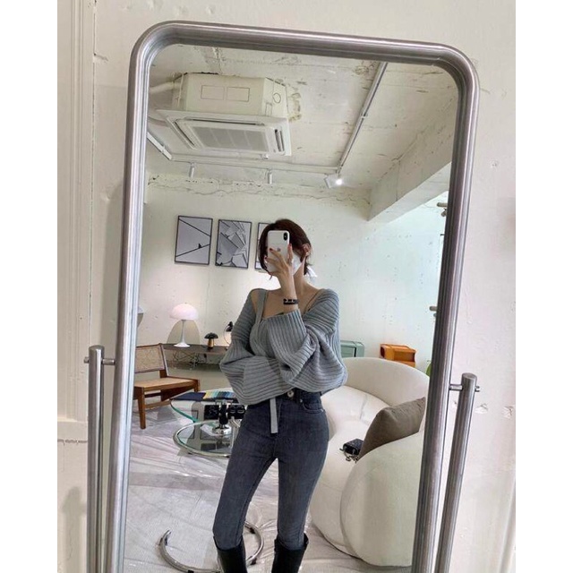 Set Áo khoác len cardigan + Áo trong