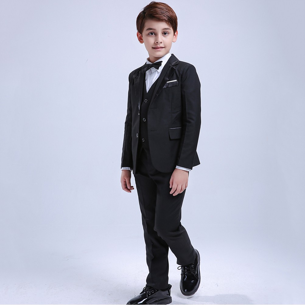 Bộ đồ tuxedo 6 món thời trang lịch lãm sang trọng cho bé trai