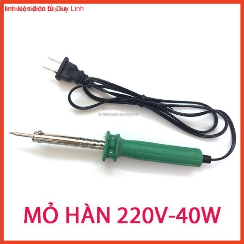 Mỏ hàn nhiệt 40W tặng kèm cuộn thiếc và nhựa thông - Mỏ hàn chì