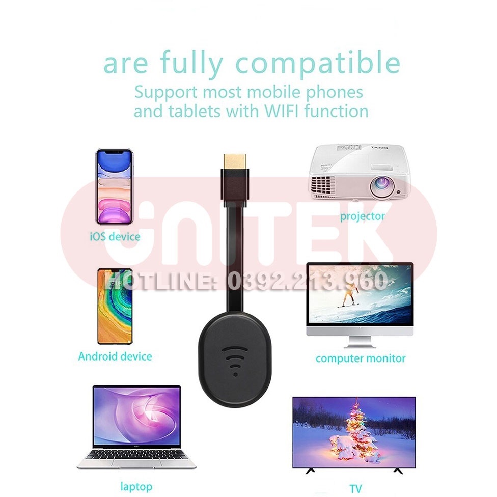 Thiết Bị HDMI Không Dây Wireless E38: Kết Nối Điện Thoại Với TV - Thiết Bị HDMI Không Dây