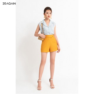 Áo sơ mi nữ công sở 92WEAR 2 MÀU, đủ size, sát nách túi ốp ngực ASA1257