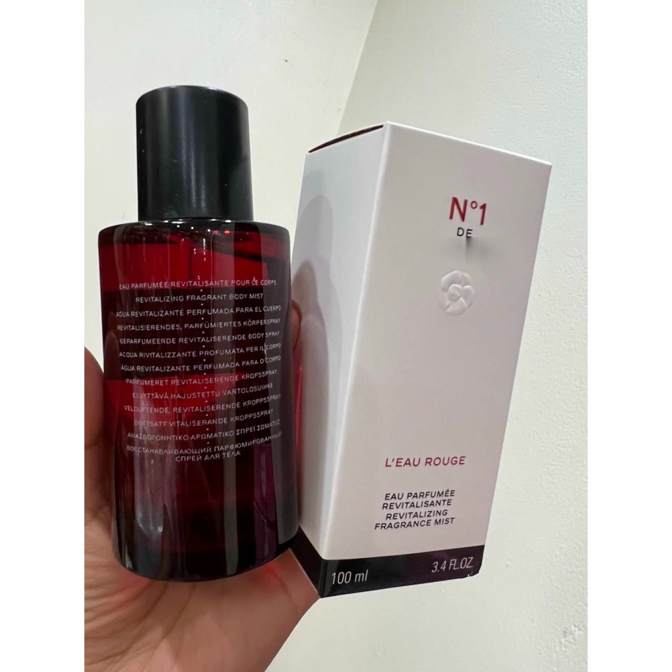 Chuẩn - Xịt thơm nước hoa toàn thân N°1 đỏ De Chanl L’eau Rouge Fragrance Mist 100ml