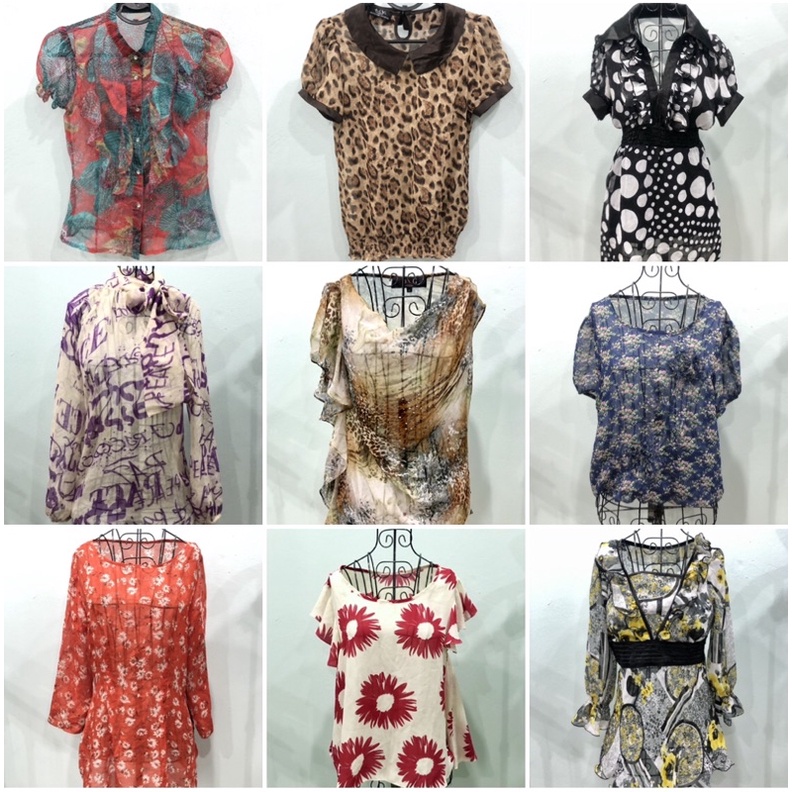 ÁO VOAN 2NDHAND MỎNG NHẸ ĐỒNG GIÁ 25k