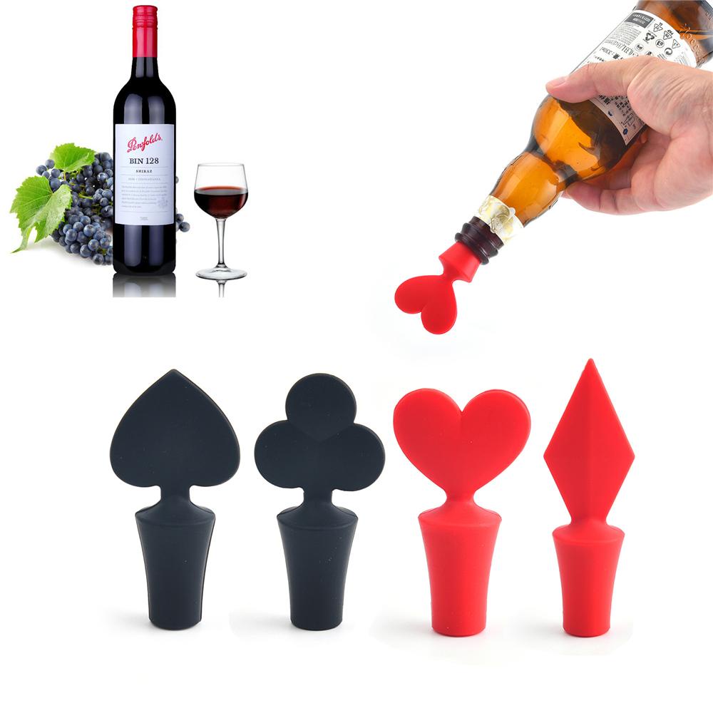 Nút Đậy Chai Rượu Vang Bằng Silicone Chống Rò Rỉ Tiện Dụng