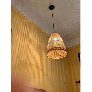 Combo 10 đèn nơm tre đèn tre size 27*45cm