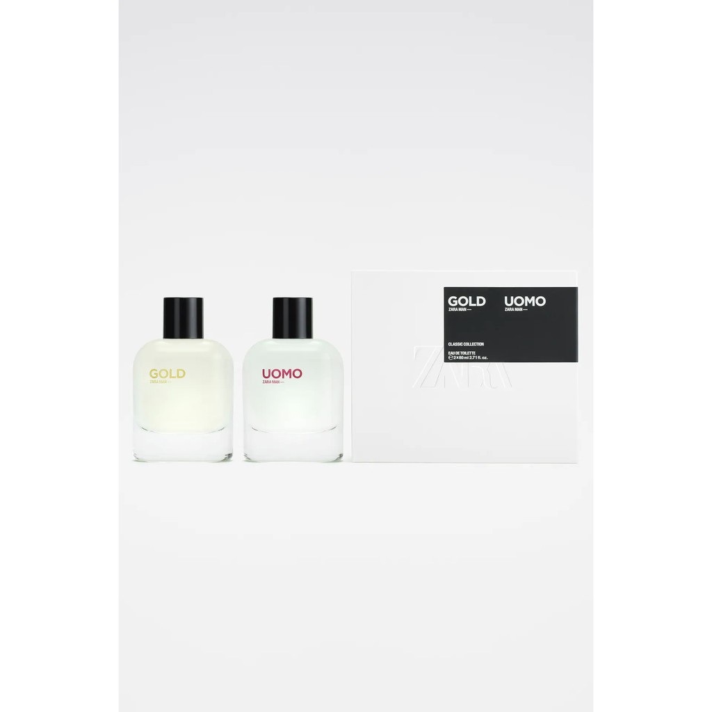 Set Nước hoa Zara Man Gold/ Man Uomo 80 ml