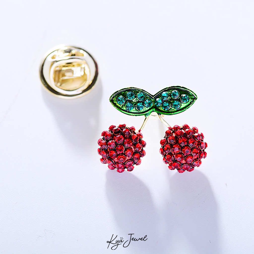 Pin Cài áo Kya Jewel cherry sang trọng